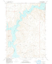The Elbow Oregon Historical topographic map, 1:24000 scale, 7.5 X 7.5 Minute, Year 1967