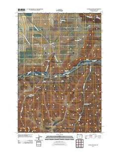 Thorn Hollow Oregon Historical topographic map, 1:24000 scale, 7.5 X 7.5 Minute, Year 2011