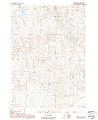 Tub Mountain Oregon Historical topographic map, 1:24000 scale, 7.5 X 7.5 Minute, Year 1988