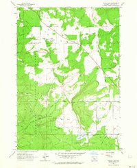 Tumalo Dam Oregon Historical topographic map, 1:24000 scale, 7.5 X 7.5 Minute, Year 1962
