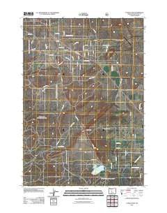 Tumalo Dam Oregon Historical topographic map, 1:24000 scale, 7.5 X 7.5 Minute, Year 2011