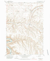 Turner Butte Oregon Historical topographic map, 1:24000 scale, 7.5 X 7.5 Minute, Year 1964