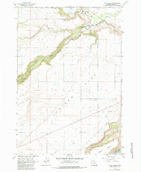 Tygh Valley Oregon Historical topographic map, 1:24000 scale, 7.5 X 7.5 Minute, Year 1962