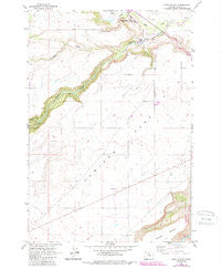 Tygh Valley Oregon Historical topographic map, 1:24000 scale, 7.5 X 7.5 Minute, Year 1962