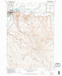 Vale East Oregon Historical topographic map, 1:24000 scale, 7.5 X 7.5 Minute, Year 1967