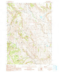 Van Oregon Historical topographic map, 1:24000 scale, 7.5 X 7.5 Minute, Year 1990