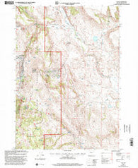 Van Oregon Historical topographic map, 1:24000 scale, 7.5 X 7.5 Minute, Year 1999