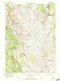 Van Oregon Historical topographic map, 1:62500 scale, 15 X 15 Minute, Year 1968