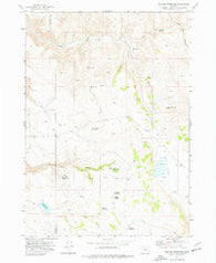 Venator Reservoir Oregon Historical topographic map, 1:24000 scale, 7.5 X 7.5 Minute, Year 1972