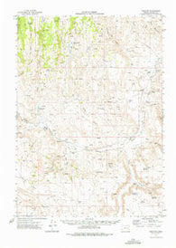 Venator Oregon Historical topographic map, 1:62500 scale, 15 X 15 Minute, Year 1968
