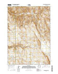 Venator Reservoir Oregon Current topographic map, 1:24000 scale, 7.5 X 7.5 Minute, Year 2014