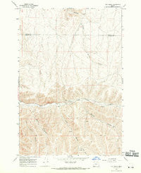 Vey Ranch Oregon Historical topographic map, 1:24000 scale, 7.5 X 7.5 Minute, Year 1968