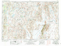 Vya Nevada Historical topographic map, 1:250000 scale, 1 X 2 Degree, Year 1954