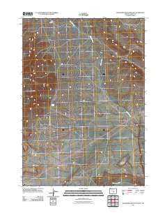 Wagontire Mountain East Oregon Historical topographic map, 1:24000 scale, 7.5 X 7.5 Minute, Year 2011