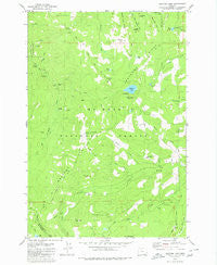Wahtum Lake Oregon Historical topographic map, 1:24000 scale, 7.5 X 7.5 Minute, Year 1979