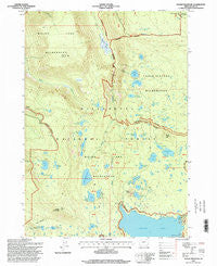 Waldo Mountain Oregon Historical topographic map, 1:24000 scale, 7.5 X 7.5 Minute, Year 1997