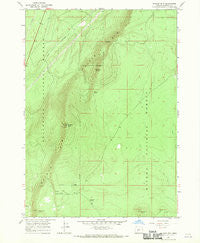 Walker Mtn Oregon Historical topographic map, 1:24000 scale, 7.5 X 7.5 Minute, Year 1967