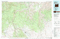 Wallowa Oregon Historical topographic map, 1:100000 scale, 30 X 60 Minute, Year 1982