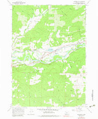 Walterville Oregon Historical topographic map, 1:24000 scale, 7.5 X 7.5 Minute, Year 1967