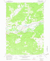 Walterville Oregon Historical topographic map, 1:24000 scale, 7.5 X 7.5 Minute, Year 1967
