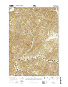 Walton Oregon Current topographic map, 1:24000 scale, 7.5 X 7.5 Minute, Year 2014
