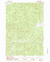 Walton Oregon Historical topographic map, 1:24000 scale, 7.5 X 7.5 Minute, Year 1984