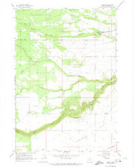 Wamic Oregon Historical topographic map, 1:24000 scale, 7.5 X 7.5 Minute, Year 1962