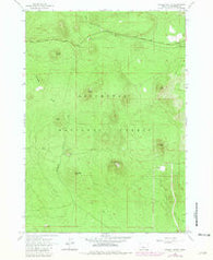 Wanoga Butte Oregon Historical topographic map, 1:24000 scale, 7.5 X 7.5 Minute, Year 1963