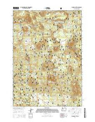 Wanoga Butte Oregon Current topographic map, 1:24000 scale, 7.5 X 7.5 Minute, Year 2014