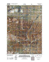 Wapinitia Oregon Historical topographic map, 1:24000 scale, 7.5 X 7.5 Minute, Year 2011