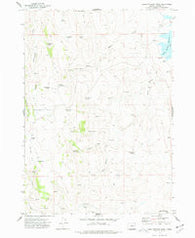 Warm Springs Creek Oregon Historical topographic map, 1:24000 scale, 7.5 X 7.5 Minute, Year 1973