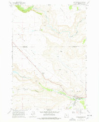 Warm Springs Oregon Historical topographic map, 1:24000 scale, 7.5 X 7.5 Minute, Year 1963