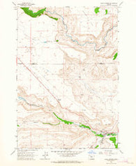 Warm Springs Oregon Historical topographic map, 1:24000 scale, 7.5 X 7.5 Minute, Year 1963