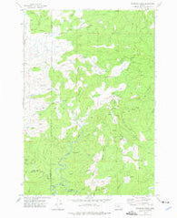 Warnicke Creek Oregon Historical topographic map, 1:24000 scale, 7.5 X 7.5 Minute, Year 1974