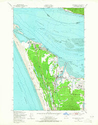 Warrenton Oregon Historical topographic map, 1:24000 scale, 7.5 X 7.5 Minute, Year 1953