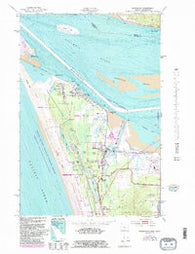 Warrenton Oregon Historical topographic map, 1:24000 scale, 7.5 X 7.5 Minute, Year 1953