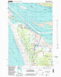 Warrenton Oregon Historical topographic map, 1:24000 scale, 7.5 X 7.5 Minute, Year 1996