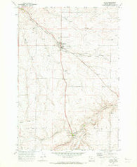 Wasco Oregon Historical topographic map, 1:24000 scale, 7.5 X 7.5 Minute, Year 1971