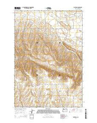 Waterman Oregon Current topographic map, 1:24000 scale, 7.5 X 7.5 Minute, Year 2014