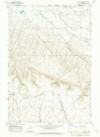Waterman Oregon Historical topographic map, 1:24000 scale, 7.5 X 7.5 Minute, Year 1966