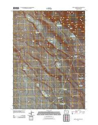 Weed Lake Butte Oregon Historical topographic map, 1:24000 scale, 7.5 X 7.5 Minute, Year 2011
