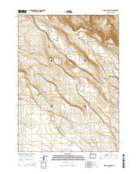 Weed Lake Butte Oregon Current topographic map, 1:24000 scale, 7.5 X 7.5 Minute, Year 2014