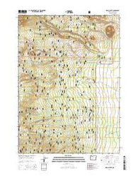 Welch Butte Oregon Current topographic map, 1:24000 scale, 7.5 X 7.5 Minute, Year 2014