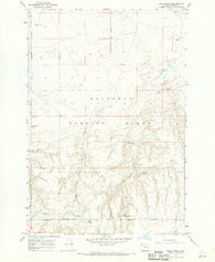 Well Spring Oregon Historical topographic map, 1:24000 scale, 7.5 X 7.5 Minute, Year 1968