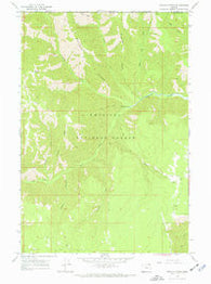 Wenaha Forks Oregon Historical topographic map, 1:24000 scale, 7.5 X 7.5 Minute, Year 1967