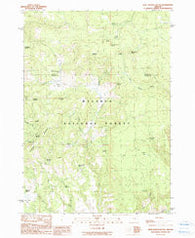 West Myrtle Butte Oregon Historical topographic map, 1:24000 scale, 7.5 X 7.5 Minute, Year 1990