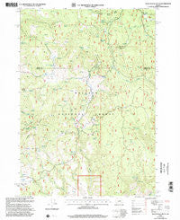 West Myrtle Butte Oregon Historical topographic map, 1:24000 scale, 7.5 X 7.5 Minute, Year 1999