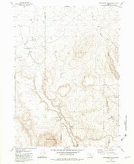 Whitehorse Ranch Oregon Historical topographic map, 1:24000 scale, 7.5 X 7.5 Minute, Year 1982