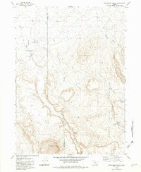 Whitehorse Ranch Oregon Historical topographic map, 1:24000 scale, 7.5 X 7.5 Minute, Year 1982