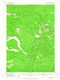Whitewater River Oregon Historical topographic map, 1:62500 scale, 15 X 15 Minute, Year 1961